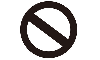 禁止マーク　ピクトグラム
