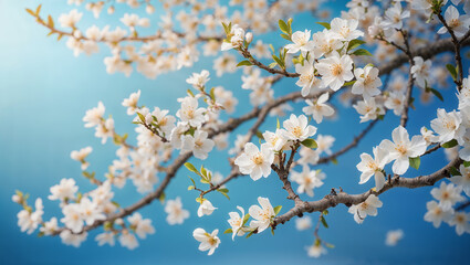 Vibrant Cherry Blossoms Creating a Scenic Spring Wonder