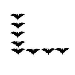 bat corner border frame