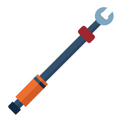 Flat design of a torque wrench tool