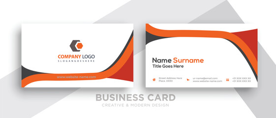 simple and modern business card template