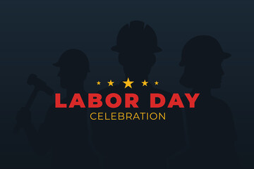 dark themed labor day silhouettes lineup