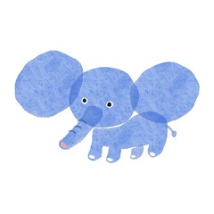 Elephant – Cute Watercolor Animal for Kids (Cartoon Illustration)