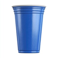 Blue plastic party cup