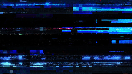 Glitch Effect Digital Noise Background
