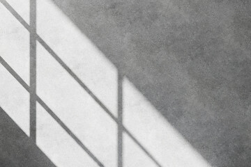 Shadow Texture on Concrete Wall with Sunlight. Minimal Abstract Background. 3d rendering.