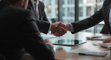 Business Handshake Agreement Deal Partnership