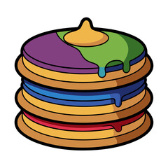 stack of pancakes with butter