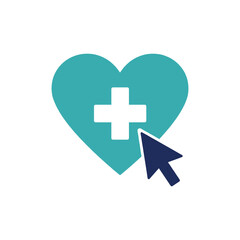 Obraz premium Healthcare icon set. Containing treatment, prevention, medical, health, diagnosis, report, illness, injury and more. Solid vector icons collection.