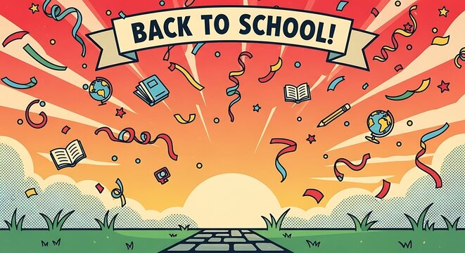 Schoolchildren at home time
