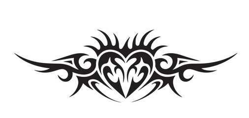 Abstract cyber sigil  Tribal SHAPES, tribal tattoo design, cybersigilism, , stylized, shape