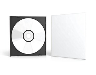 Blank CD case, ready for content