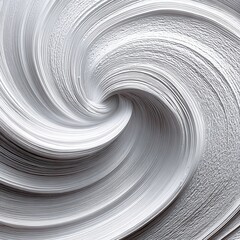 Abstract Silver Swirl