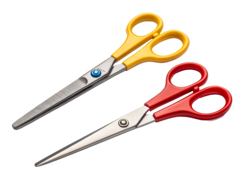 Colorful scissors for creative projects and crafts - Powered by Adobe