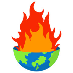 Global Warming Illustration