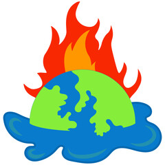Global Warming Illustration