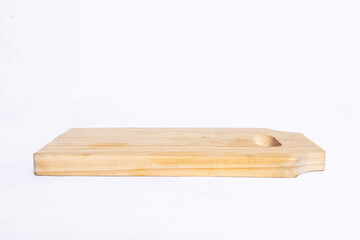 wooden cutting board for cutting vegetables, meat, and other food ingredients