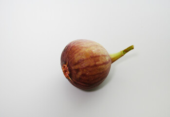 Close-up of a Ripe Fig Fruit
