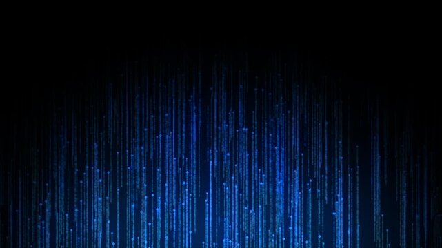 Royal blue color glitter animation stars lights particles modern design award ceremony background