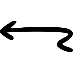 Hand Drawn Arrow, Doodle Style