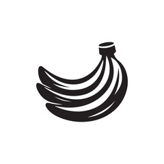  Banana Bunch Icon for Tropical Fruit Export