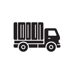 Delivery Cargo Truck Icon for Logistics