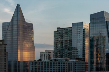 Fototapeta premium Skyline of Buildings in Buckhead, Atlanta, Georgia