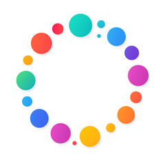 abstract background with circles