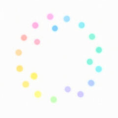 abstract colorful bubbles