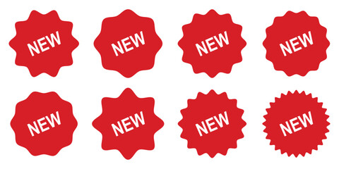 Set of new arrival tag icon set.  tag icon set . eps 10 
