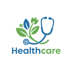 Abstract vector logo design featuring a green leaf and nature-inspired eco symbol for business and environment concepts