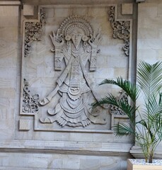detail of a fountain