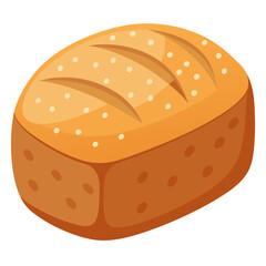 Fresh Loaf of Bread Illustration