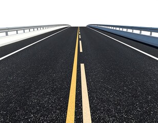 Highway bridge road view