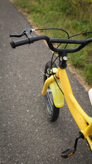 Fototapeta premium Children's bike with training wheels