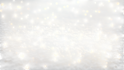 Abstract holiday background with sparkling snowflakes and bokeh light effects