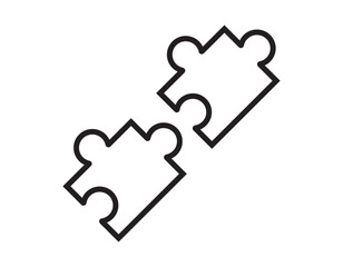 Compatibility icon symbol collection on white background. Thin linear compatibility, connection, cooperation outline icon isolated on white background. Line vector compatibility 