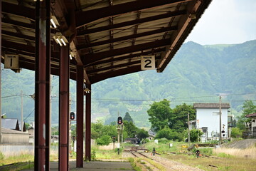 山の中の駅