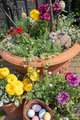 Colorful Spring Garden with Fresh Flowers at Yokohama English Garden, Japan