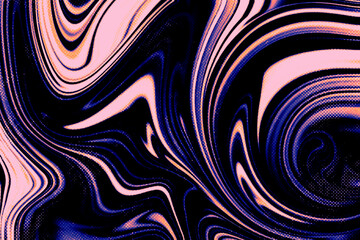 Psychedelic Neon Swirl Background
