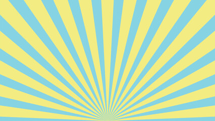 夏におススメのサンバースト背景