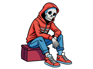 Fototapeta premium fashion skeleton