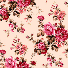seamless pattern with flowers