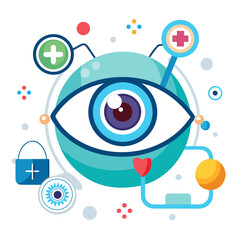 medical illustration vector color symbol