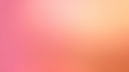 Fototapeta premium Abstract pastel gradient background featuring a smooth transition from deep pink to light peach, creating a soft and dreamy atmosphere
