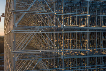 Worker at a Construction Site in McDonough, Georgia