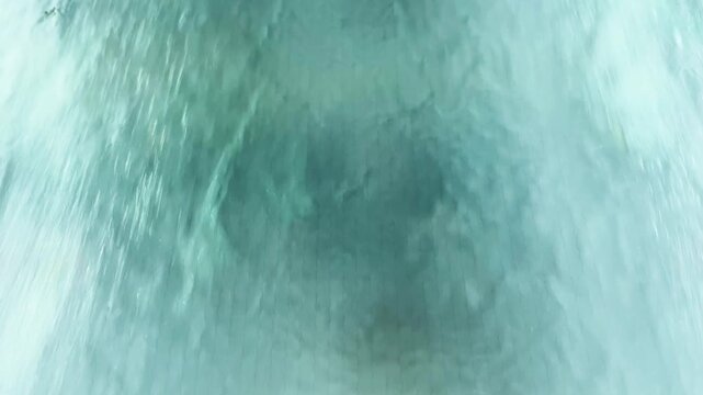 Watch the mesmerizing automatic car wash process from the windshield view