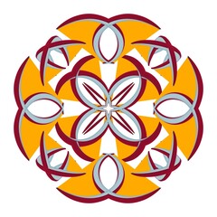 abstract flower design