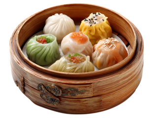 Chinese dim sum food