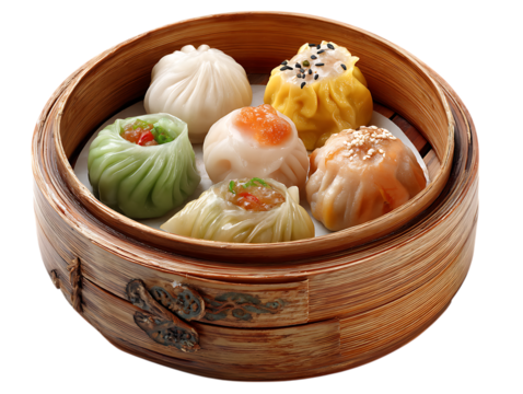 Chinese dim sum food